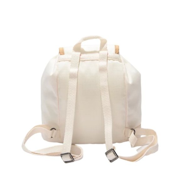 🎒SCHOOL SALE🎒Converse Mini Rucksack Cream Bag Pocket Button 10023000-A01 - Picture 7 of 11